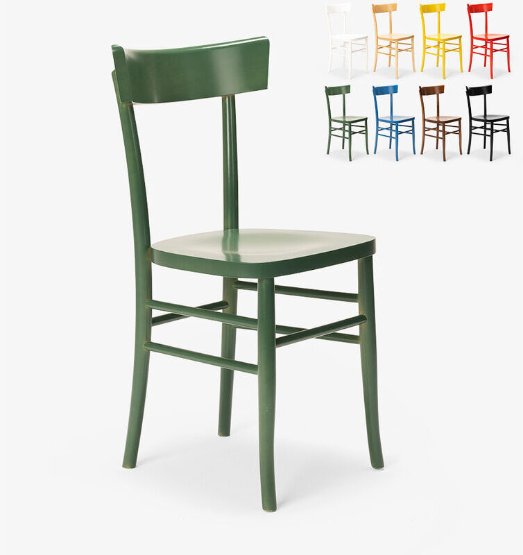 AHD AMAZING HOME DESIGN Silla de madera rústica clásica para comedor cocina bar restaurante AHD AMAZING HOME DESIGN Silla de madera rústica clásica para comedor cocina bar restaurante