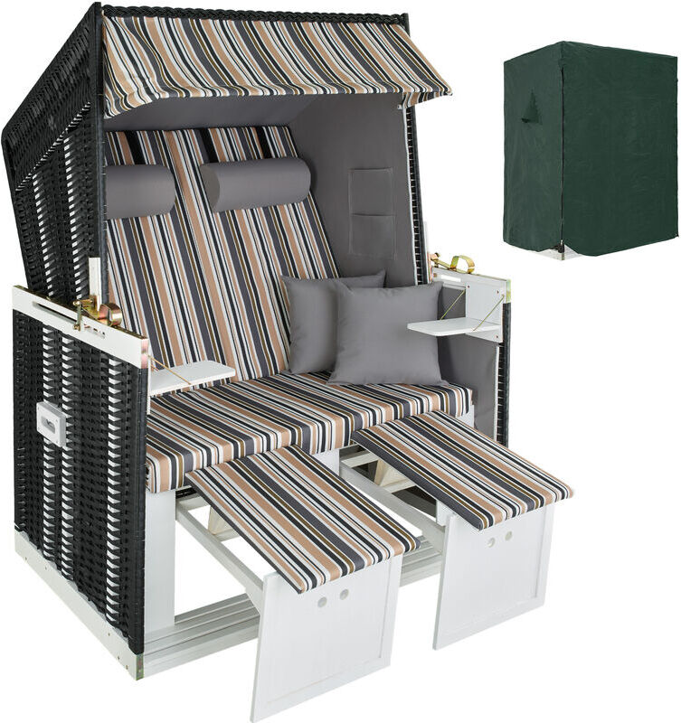 Tectake - Sillón de playa con acolchado, variante 2 - tumbona de playa Tectake - Sillón de playa con acolchado, variante 2 - tumbona de playa