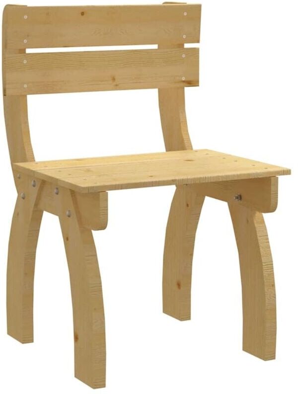 VIDAXL Silla de jardín de madera de pino impregnada - Marrone - Vidaxl VIDAXL Silla de jardín de madera de pino impregnada - Marrone - Vidaxl