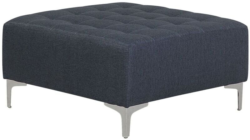 Beliani - Reposapiés tapizado gris oscuro ABERDEEN Beliani - Reposapiés tapizado gris oscuro ABERDEEN