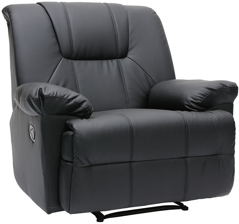 Miliboo - Sillón de Relax ROSS de color negro Miliboo - Sillón de Relax ROSS de color negro