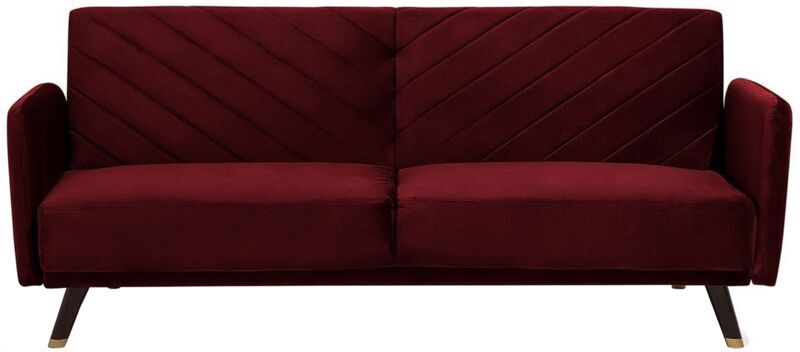 Beliani - Sofá 3 plazas rojo SENJA Beliani - Sofá 3 plazas rojo SENJA