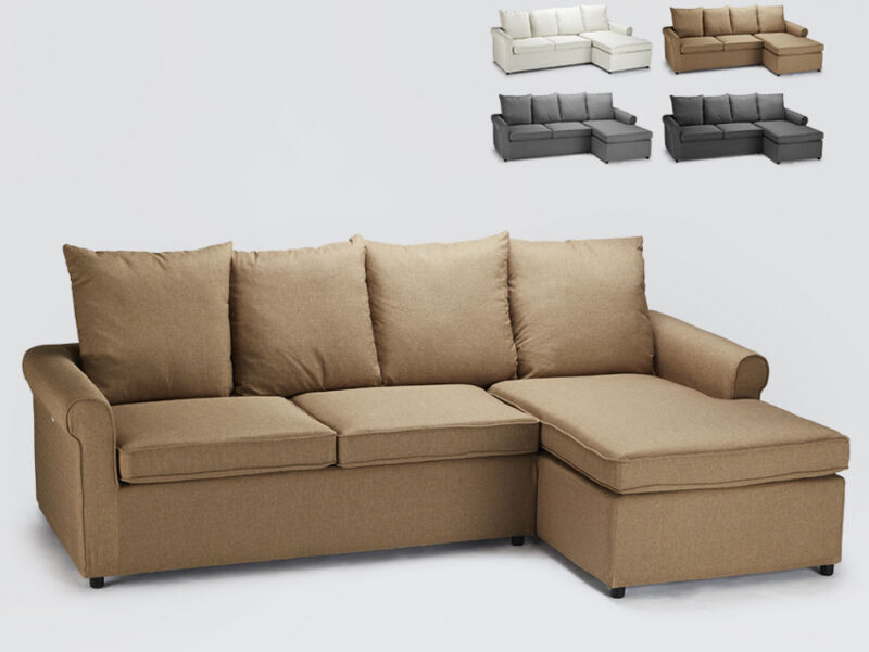 MODUS SOFÀ Sofá cama de esquina con 2 plazas desenfundable Lapislazzuli Plus MODUS SOFÀ Sofá cama de esquina con 2 plazas desenfundable Lapislazzuli Plus