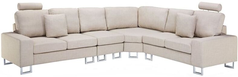 Beliani - Sofá esquinero tapizado beige STOCKHOLM Beliani - Sofá esquinero tapizado beige STOCKHOLM