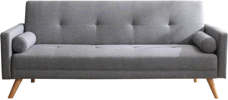 CONCEPT-USINE Wooden: sofá escandinavo convertible gris de 3 plazas CONCEPT-USINE Wooden: sofá escandinavo convertible gris de 3 plazas