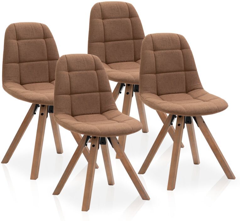 La Silla Española - Pack de cuatro sillas de comedor estilo nórdico con La Silla Española - Pack de cuatro sillas de comedor estilo nórdico con