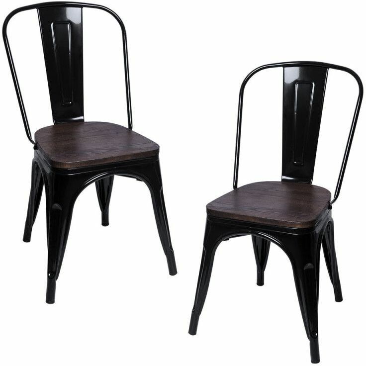 REGALOS MIGUEL Packs Sillas Comedor - Pack 2 Sillas Torix Madera - Negro - Negro REGALOS MIGUEL Packs Sillas Comedor - Pack 2 Sillas Torix Madera - Negro - Negro