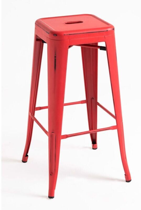 REGALOS MIGUEL Packs Taburetes Altos - Pack 2 Taburetes Torix Vintage - Rojo vintage REGALOS MIGUEL Packs Taburetes Altos - Pack 2 Taburetes Torix Vintage - Rojo vintage
