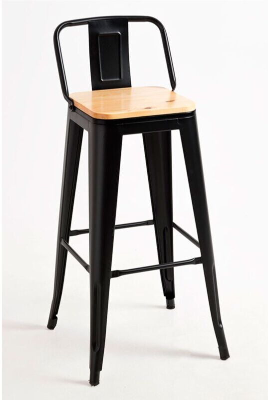 REGALOS MIGUEL Packs Taburetes Altos - Pack 4 Taburetes Torix Respaldo Madera Natural REGALOS MIGUEL Packs Taburetes Altos - Pack 4 Taburetes Torix Respaldo Madera Natural