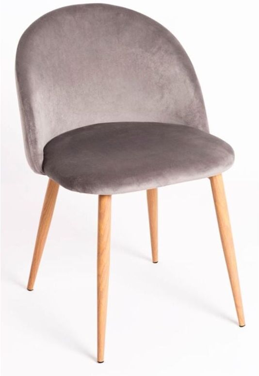 REGALOS MIGUEL Packs Sillas Comedor - Pack 6 Sillas Vint Terciopelo - Gris - Gris REGALOS MIGUEL Packs Sillas Comedor - Pack 6 Sillas Vint Terciopelo - Gris - Gris