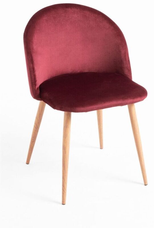 REGALOS MIGUEL Packs Sillas Comedor - Pack 6 Sillas Vint Terciopelo - Granate - Granate REGALOS MIGUEL Packs Sillas Comedor - Pack 6 Sillas Vint Terciopelo - Granate - Granate