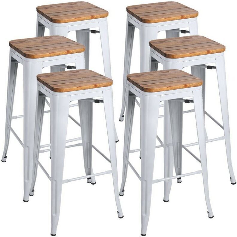 Oh Là Là Home - Pack de Taburetes - Pack 6 Taburetes Industriales Oh Là Là Home - Pack de Taburetes - Pack 6 Taburetes Industriales