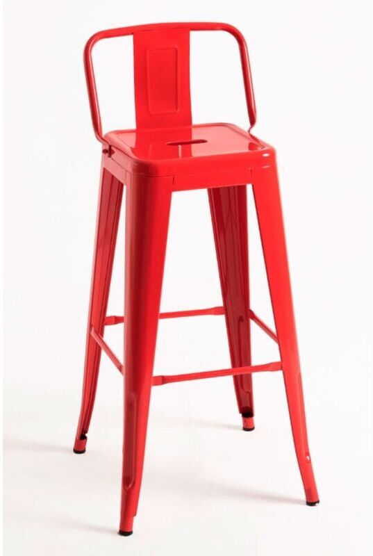 REGALOS MIGUEL Packs Taburetes Altos - Pack 6 Taburetes Torix Respaldo - Rojo - Rojo REGALOS MIGUEL Packs Taburetes Altos - Pack 6 Taburetes Torix Respaldo - Rojo - Rojo