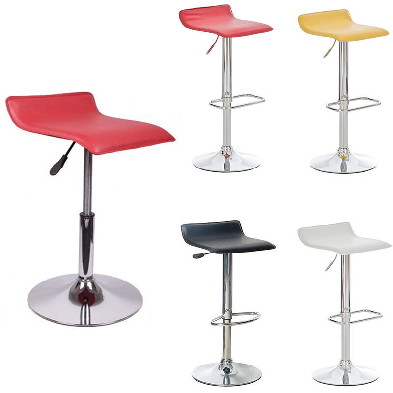 JEOBEST Set de 2 taburetes de bar ajustables en piel sintética Taburete de bar JEOBEST Set de 2 taburetes de bar ajustables en piel sintética Taburete de bar