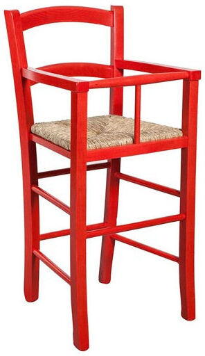 BISCOTTINI Trona de madera para mesa de comedor restaurante pizzería cocina arte BISCOTTINI Trona de madera para mesa de comedor restaurante pizzería cocina arte