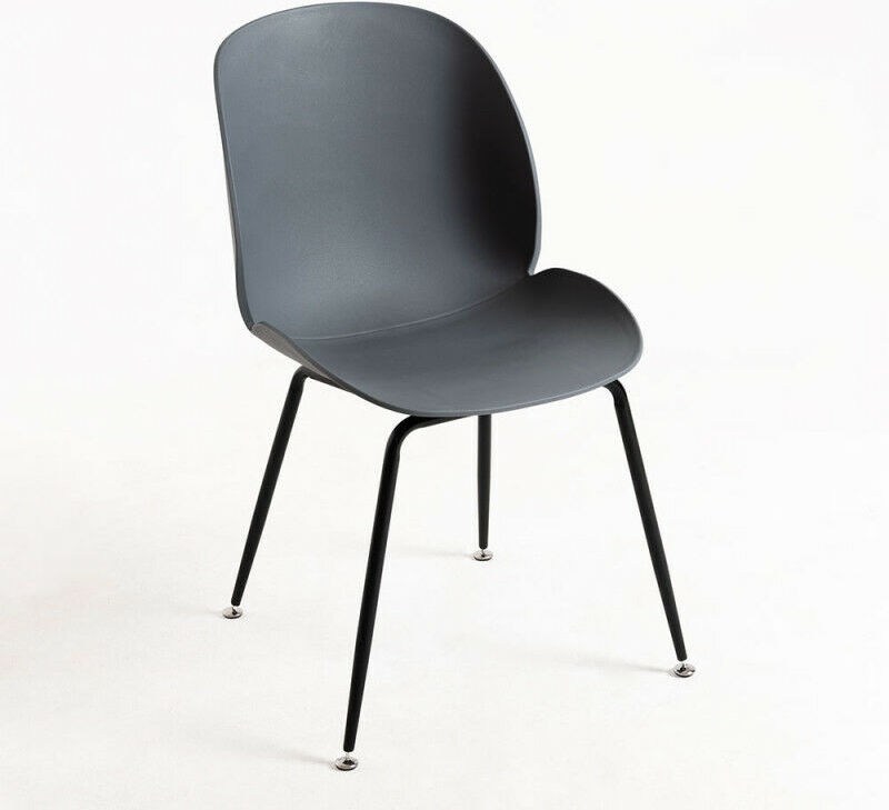 REGALOS MIGUEL Sillas Comedor - Silla Bille - Gris - Gris REGALOS MIGUEL Sillas Comedor - Silla Bille - Gris - Gris