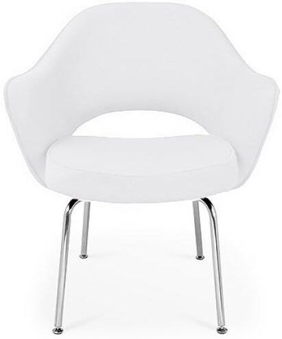 PRIVATEFLOOR Silla Ejecutiva Eero Saarinen Blanco PRIVATEFLOOR Silla Ejecutiva Eero Saarinen Blanco