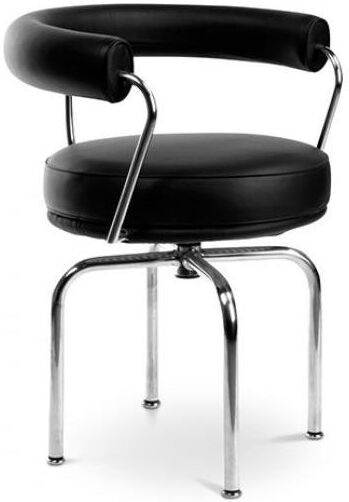 Privatefloor - Silla Giratoria Kart7 - Cuero de Imitación Negro Privatefloor - Silla Giratoria Kart7 - Cuero de Imitación Negro