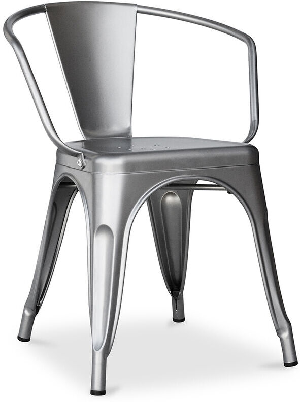 PRIVATEFLOOR Silla Tolix A56 Pauchard Style Nueva edición - Metal Acero PRIVATEFLOOR Silla Tolix A56 Pauchard Style Nueva edición - Metal Acero