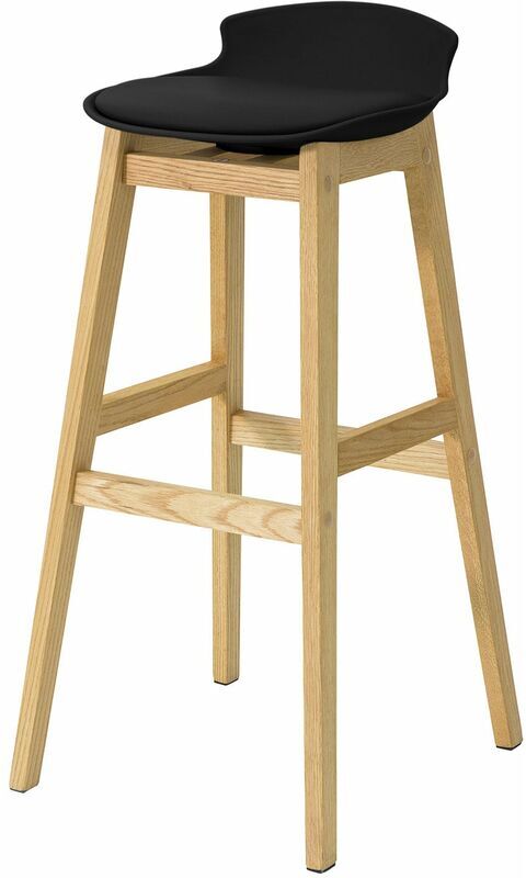 SOBUY FST79-SCH Taburetes de Bar Barra Patas de Madera H 87 cm ES - Sobuy SOBUY FST79-SCH Taburetes de Bar Barra Patas de Madera H 87 cm ES - Sobuy