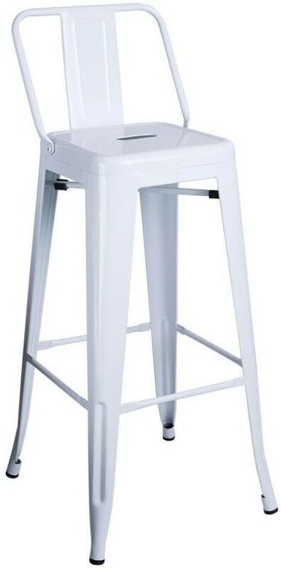 OH LÀ LÀ HOME Taburetes Industriales - Taburete Industrial con Respaldo Talix OH LÀ LÀ HOME Taburetes Industriales - Taburete Industrial con Respaldo Talix