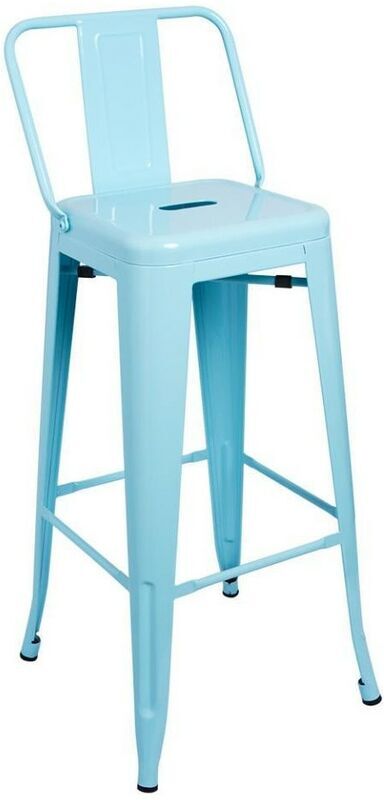 OH LÀ LÀ HOME Taburetes Industriales - Taburete Industrial con Respaldo Talix OH LÀ LÀ HOME Taburetes Industriales - Taburete Industrial con Respaldo Talix