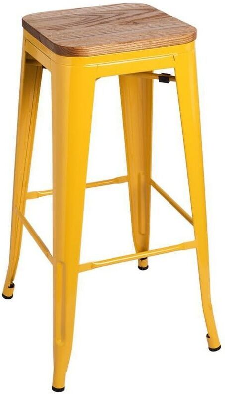 OH LÀ LÀ HOME Taburetes Industriales - Taburete Industrial Madera Natural Talix OH LÀ LÀ HOME Taburetes Industriales - Taburete Industrial Madera Natural Talix