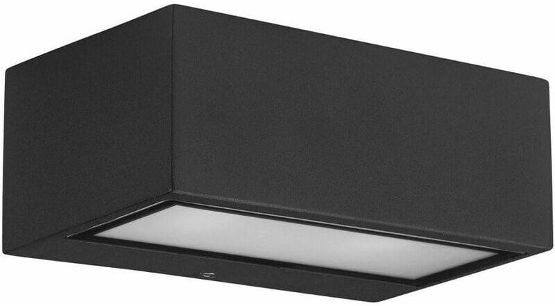 05-LEDS C4 Aplique Led 3000k Nemesis, aluminio y vidrio, gris urbano 05-LEDS C4 Aplique Led 3000k Nemesis, aluminio y vidrio, gris urbano