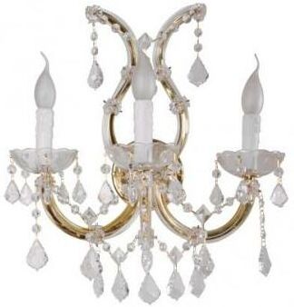 Fabrilamp - Aplique Maria Teresa Innsbruck Oro 3xe14 47x36x33 Fabrilamp - Aplique Maria Teresa Innsbruck Oro 3xe14 47x36x33