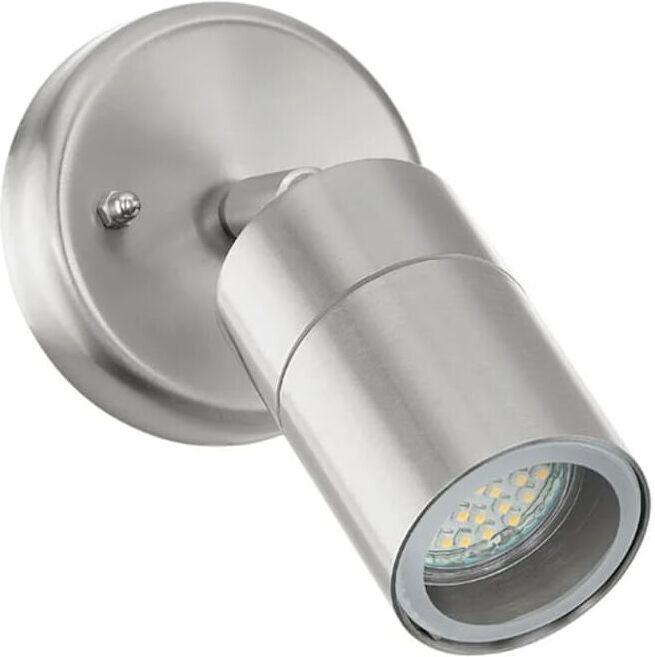 EGLO Lámpara de pared LED exterior Stockholm 1 5 W plateado 93268 - Plateado EGLO Lámpara de pared LED exterior Stockholm 1 5 W plateado 93268 - Plateado