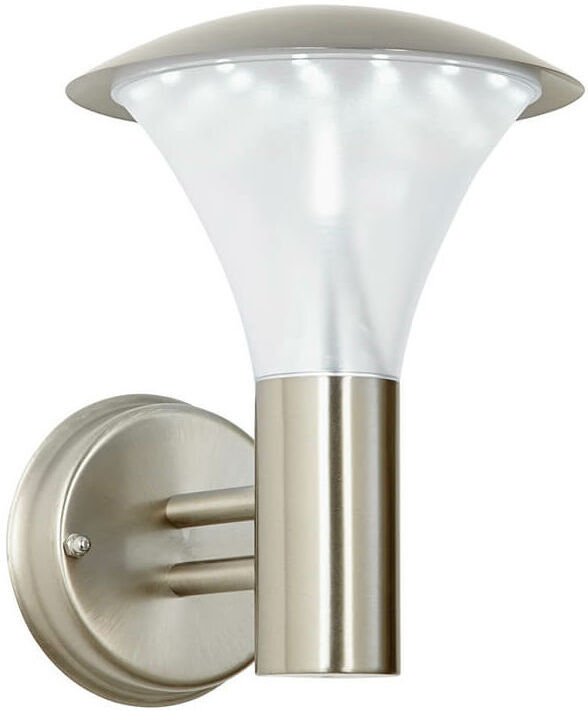 04-ENDON Lámpara de pared Francis, acero inoxidable y plástico. 04-ENDON Lámpara de pared Francis, acero inoxidable y plástico.