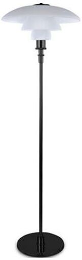 PRIVATEFLOOR Lámpara de Pie PH 4/3Poul Henningsen style - Acero y Cristal Negro PRIVATEFLOOR Lámpara de Pie PH 4/3Poul Henningsen style - Acero y Cristal Negro