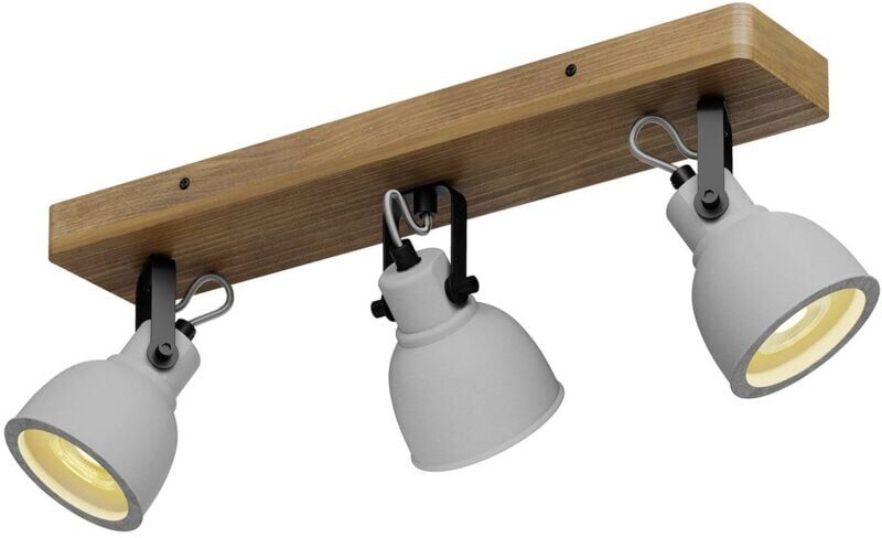 LINDBY Mirka lámpara LED de techo, pino, 3 luces - Lindby LINDBY Mirka lámpara LED de techo, pino, 3 luces - Lindby