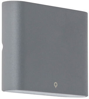 QAZQA Moderno Aplique antracita 11,5cm con LED IP65 - BATT Aluminio QAZQA Moderno Aplique antracita 11,5cm con LED IP65 - BATT Aluminio