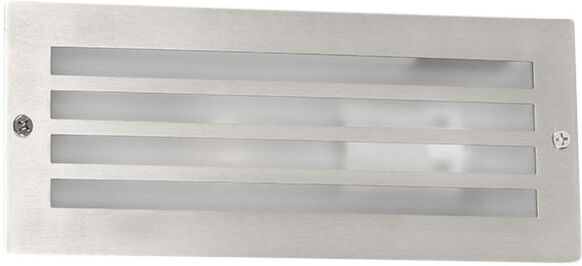 QAZQA Moderno Foco empotrado moderno acero IP44 - HURRICANE Acero QAZQA Moderno Foco empotrado moderno acero IP44 - HURRICANE Acero