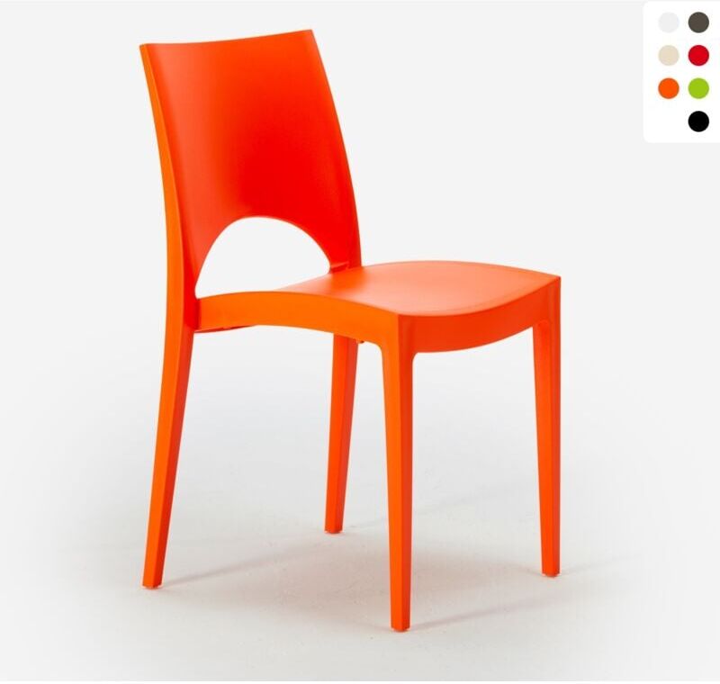 GRAND SOLEIL Stock 24 Sillas Apilables para Bares y Restaurantes de Polipropileno GRAND SOLEIL Stock 24 Sillas Apilables para Bares y Restaurantes de Polipropileno