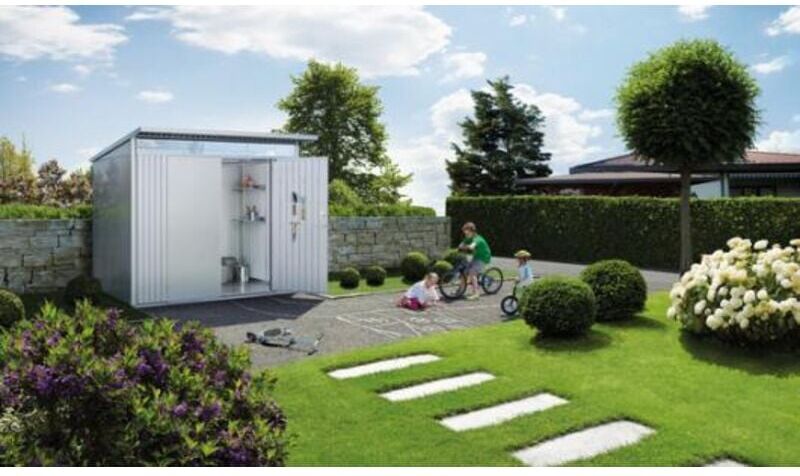 Biohort CASETA COBERTIZO METALICA AVANTGARDE L COLOR PLATA METALIZADA DOBLE Biohort CASETA COBERTIZO METALICA AVANTGARDE L COLOR PLATA METALIZADA DOBLE