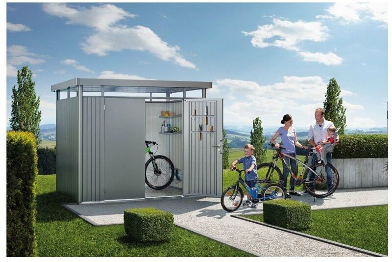 Biohort Caseta Cobertizo Metalica Biohort Highline H5 Color Gris Cuarzo Biohort Caseta Cobertizo Metalica Biohort Highline H5 Color Gris Cuarzo