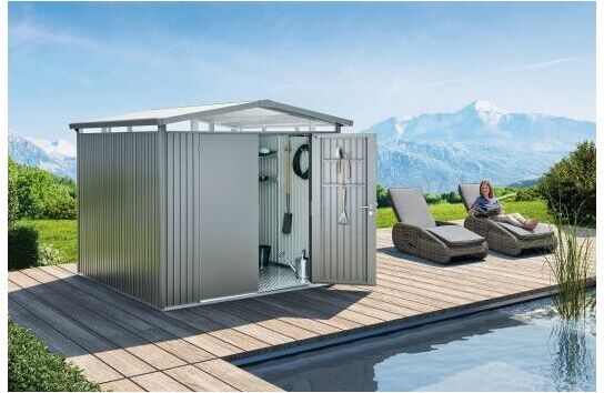 Biohort Caseta Cobertizo Metalica Biohort Panorama P2 Color Plata Metalizada Biohort Caseta Cobertizo Metalica Biohort Panorama P2 Color Plata Metalizada