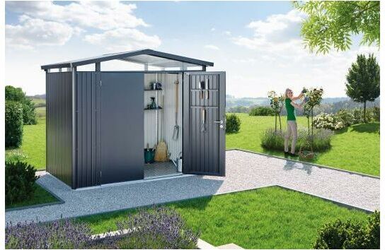 Biohort CASETA COBERTIZO METALICA PANORAMA P5 COLOR GRIS OSCURO METALIZADO Biohort CASETA COBERTIZO METALICA PANORAMA P5 COLOR GRIS OSCURO METALIZADO