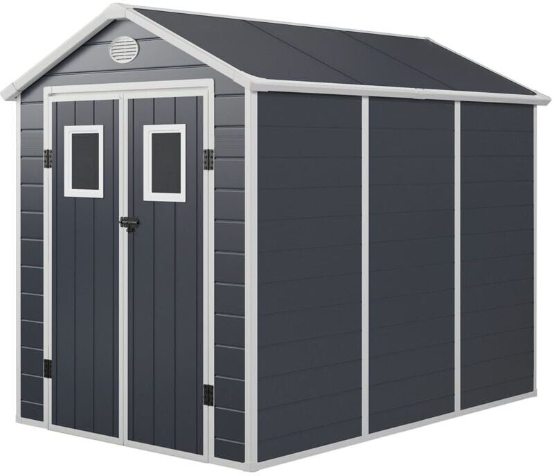 GARDIUN Caseta de Resina de Jardín Gardiun Zoe B 5,32 m² 190x280x226 cm con GARDIUN Caseta de Resina de Jardín Gardiun Zoe B 5,32 m² 190x280x226 cm con