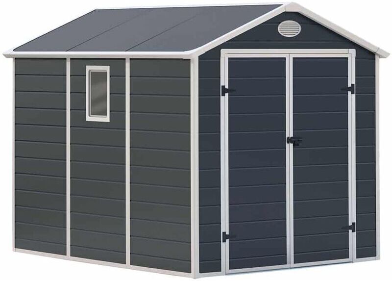 GARDIUN Caseta de Resina Gardiun Fiorella - 5,23 m² Exterior 278x188x225 cm GARDIUN Caseta de Resina Gardiun Fiorella - 5,23 m² Exterior 278x188x225 cm