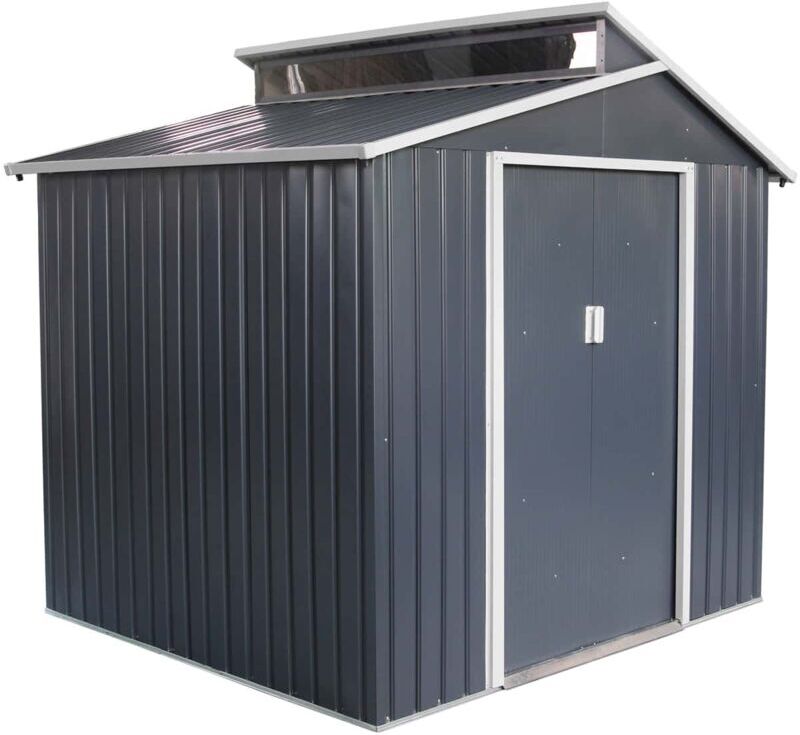 GARDIUN Caseta Metálica Gardiun Windsor 5,44 m² Exterior 193x282x222 cm Acero GARDIUN Caseta Metálica Gardiun Windsor 5,44 m² Exterior 193x282x222 cm Acero