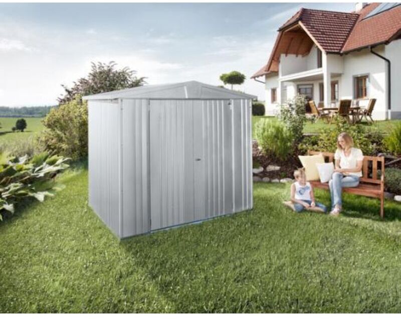 Biohort CASETA COBERTIZO METALICA EUROPA 5 COLOR PLATA METALIZADA - Biohort Biohort CASETA COBERTIZO METALICA EUROPA 5 COLOR PLATA METALIZADA - Biohort