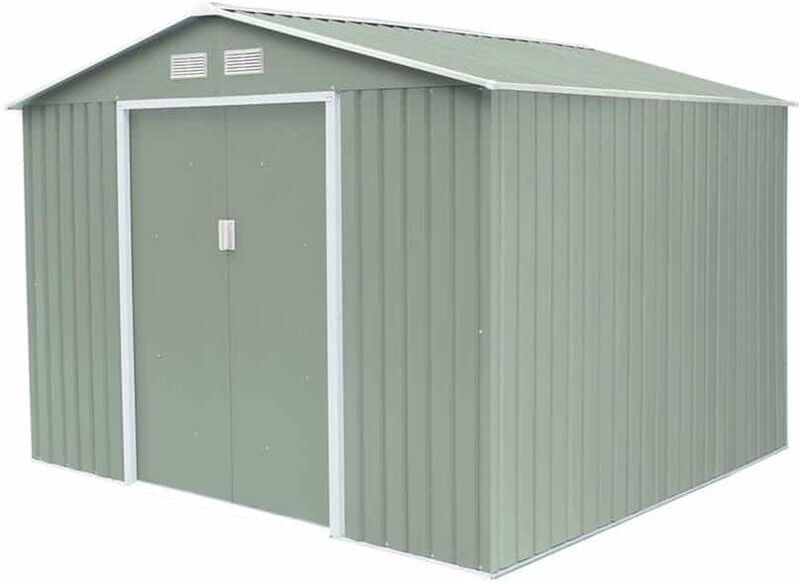 GARDIUN Caseta Metálica Gardiun Devon 7,06 m² Verde 277x255x202 cm 0.25 mm GARDIUN Caseta Metálica Gardiun Devon 7,06 m² Verde 277x255x202 cm 0.25 mm