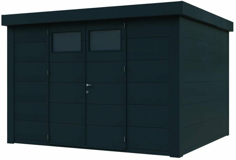 NOVO HABITAT Caseta Metalica Jardin Nh9 Antracita - Novo Habitat NOVO HABITAT Caseta Metalica Jardin Nh9 Antracita - Novo Habitat