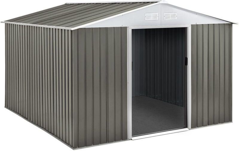 Habitat Et Jardin - Caseta metálica para jardín Dallas 8,84 m² Habitat Et Jardin - Caseta metálica para jardín Dallas 8,84 m²