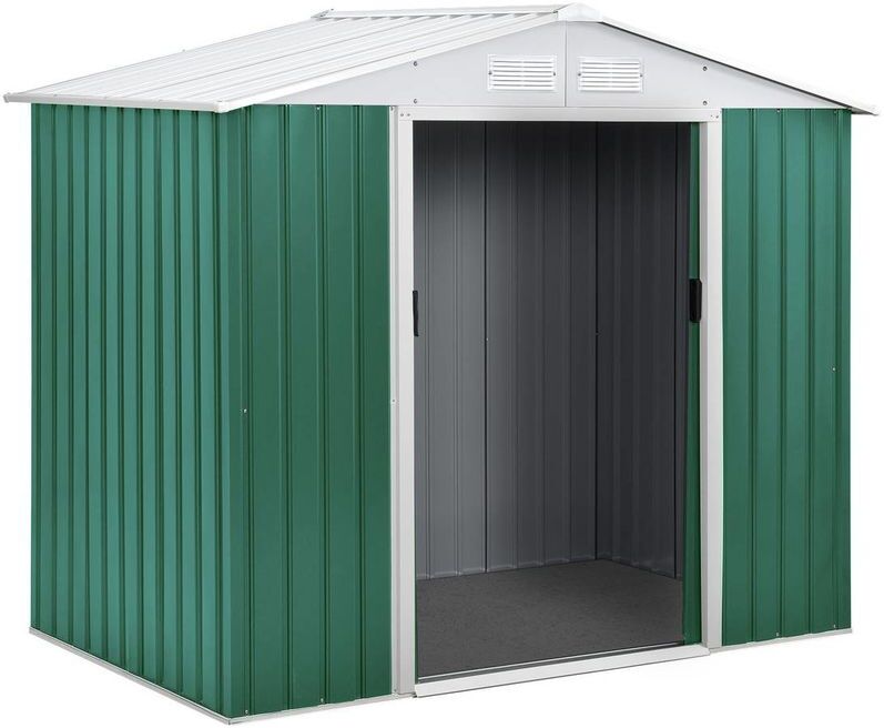 HABITAT ET JARDIN Caseta de metal para jardín ROSAS 2,71 m² HABITAT ET JARDIN Caseta de metal para jardín ROSAS 2,71 m²