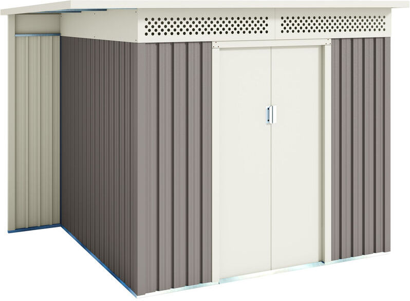 HOGGAR Caseta de jardín metálica Husavik 5,29m2 - 10 años garantía HOGGAR Caseta de jardín metálica Husavik 5,29m2 - 10 años garantía