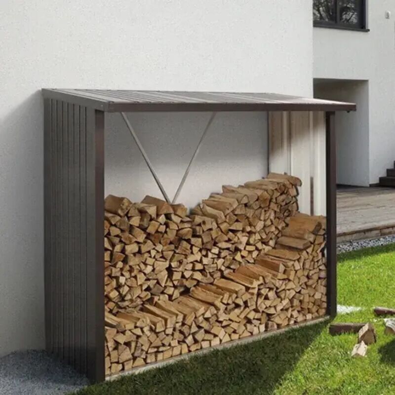 Biohort Leñero Caseta Metalica Biohort Woodstock 230 Color Gris Cuarzo Biohort Leñero Caseta Metalica Biohort Woodstock 230 Color Gris Cuarzo